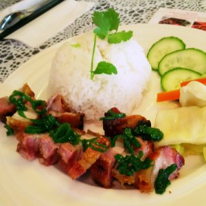 Roast Pork on Rice at Saigon Hot Food